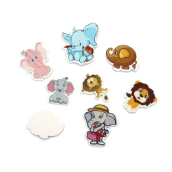 Colorful Self-Adhesive EVA Foam Animal Shapes – 20–22 pcs – Fun and Creative Stickers for Children’s Crafts and Decorations