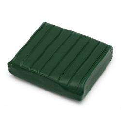 Πολυμερικός πηλός πράσινο σκούρο / κυπαρισσί - 50 γραμμάρια