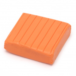 Πολυμερικός πηλός πορτοκαλί - 50 γραμμάρια