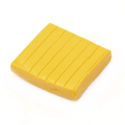 Soft Polymer Clay Dark Yellow, 50g