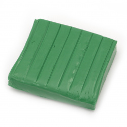 Полимерна глина зелена - 50 грама