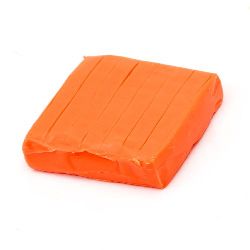 Πολυμερικός πηλός πορτοκαλί νέον σκούρο - 50 γραμμάρια