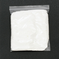 Paper Clay for Embedding in Epoxy Resin, White Color - 80 grams