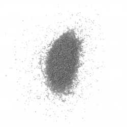 Γυάλινη άμμος για διακόσμηση 0,2 mm 200 microns ασήμι ~ 380 γραμμάρια