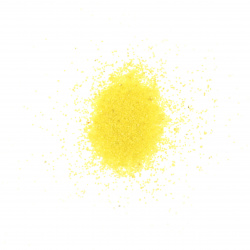 Nisip de sticlă pentru decorare 0,2 mm 200 micron galben ~ 410 grame