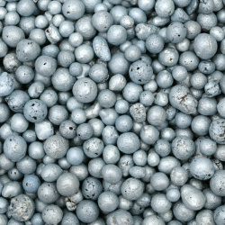 Глинени перли за декорация 4~8 мм цвят син -200 мл ~100 грама