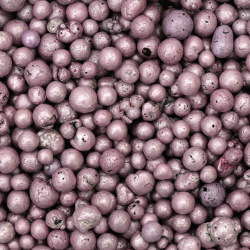Purple Pearl Clay Beads for Decoration, (4~8 mm) - 200 ml (~100 grams)