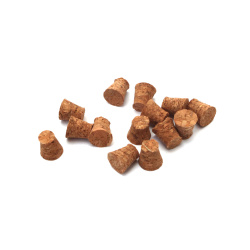 Κωνικά πώματα φελλού 9x6x10 mm - 20 τεμάχια