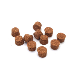Κωνικά πώματα φελλού 14x12x10 mm - 10 τεμάχια