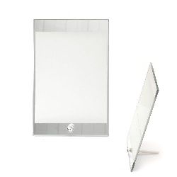 Rama din sticlă de sublimare 14,9x22,5 cm pentru fotografie 13,8x17,5 cm cu oglindă