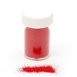 Embosing pulbere într-un borcan / culoare salina roșu -10 ~ 11 grame