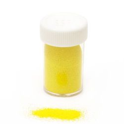 Embossing πούδρα κίτρινο -10 ~ 11 γραμμάρια σε αλατιέρα