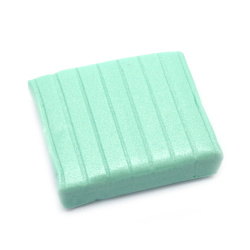 Polymer clay color pearl blue-green light - 50 grams
