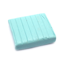 Polymer clay color pearl light blue - 50 grams