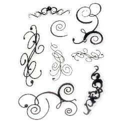 Силиконов печат 11x16 см орнаменти