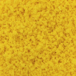 Τεχνητή σκόνη για 3D microscape / άμμος κατασκευής για δέντρα και λουλούδια / για ενσωμάτωση σε εποξική ρητίνη χρώμα κίτρινο -5 γραμμάρια