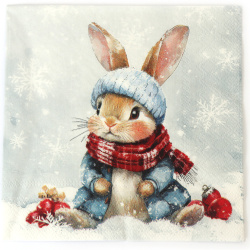 Charming Ambiente Decoupage-Serviette 33x33 cm – 3-lagig, Bugsy, 1 Stück, Deko-Serviette für kreative Decoupage-Bastelarbeiten