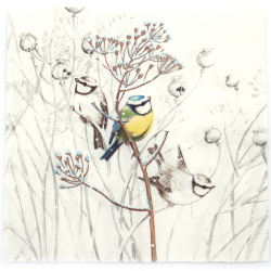 Decoupage Napkin Ambiente, 33x33 cm, Three-Ply, Sweet Little Bird - 1 Piece