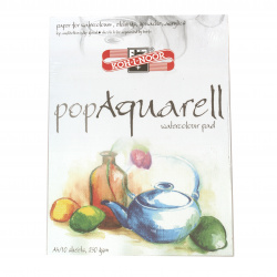 KOH-I-NOOR Pop Aquarell Sketchbook for Watercolor with a Thickness of 250 gsm - 10 Sheets