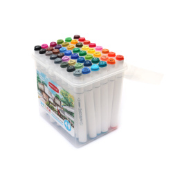 Set of double-ended alcohol markers - 48 colors