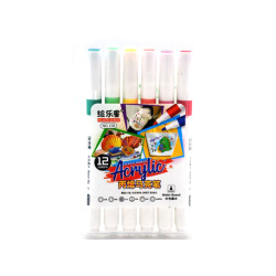 Acrylic Markers Set - 12 Pieces