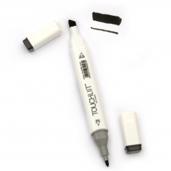 Double-headed color marker with alcohol ink for drawing and design WG9 - 1pc.