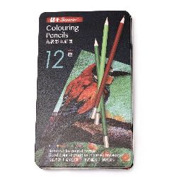 Комплект акварелни моливи -12 цвята