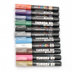 Перманентен маркер с объл връх UNI POSCA 1. мм PC1M -1 брой