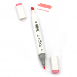 Double-headed color marker with alcohol ink for drawing and design 08 - 1pc.