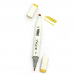 Double-headed color marker with alcohol ink for drawing and design 35 - 1pc.