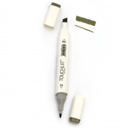 Double-headed color marker with alcohol ink for drawing and design 42 - 1pc.