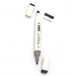 Double-headed color marker with alcohol ink for drawing and design 69 - 1pc.