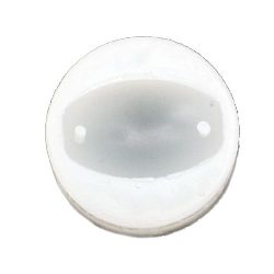 Δεν είναι διαθέσιμο. Καλούπι σιλικόνης 40x17 mm χάντρα σχήματος οβάλ 33x22 mm με 2 τρύπες