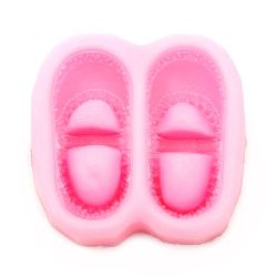 Baby shoes silicone mold /shape/ 75x73x28 mm