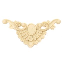 Not Available Online. You can also buy at EM ART stores and at +359 884 000 893 Corner Baroque Ornament for Craft Decoration / 90x35 mm; No. 4 - 1 piece