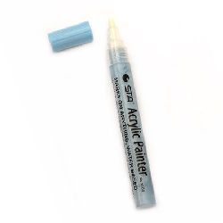 Ακρυλικός αδιάβροχος μαρκαδόρος 2-3 mm γαλάζιο -1 τεμάχιο