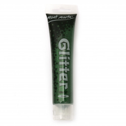 Vopsea cu brocart MM Glitter Paint 75ml - Verde