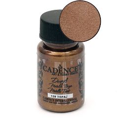 Vopsea acrilica metalic CADENCE DORA 50 ml. - TOPAZ 130