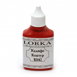 Catifea LORCA contur 100 g - roșu K042