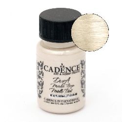 CADENCE DORA Ακρυλικό μεταλλικό χρώμα 50 ml. - CLOTTED CREAM 197