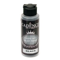 Velvet powder CADENCE 120 ml. - BLACK