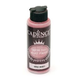 Velvet powder CADENCE 120 ml. - RED 399