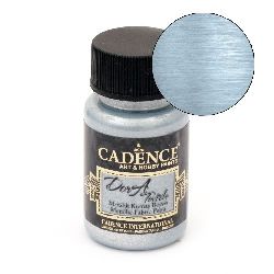 Μεταλλικό χρώμα  βαφής υφάσματος CADENCE DORA Textile 50 ml. - AQUA 1145