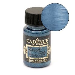 Μεταλλικό χρώμα βαφής υφάσματος CADENCE DORA Textile 50 ml. - SAX BLUE 1154