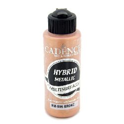 CADENCE HYBRID Ακρυλικό μεταλλικό χρώμα 120 ml - BRONZE 806
