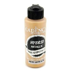 Acrylic metallic paint CADENCE HYBRID 120 ml - ANTIQUE GOLD 801