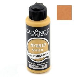 Acrylic Paint, AMBER H-013 Color, Cadence Hybrid, 120 ml