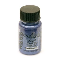 Acrylic metallic paint CADENCE DORA 50 ml. - ISLAND BLUE 195
