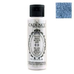 Acrylic metallic paint CADENCE HI-LITTE MAGIC 70 ml. - MAVI BLUE 369