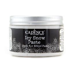 Embossed paste with snow effect CADENCE ICY SNOW PASTA - 150 ml.